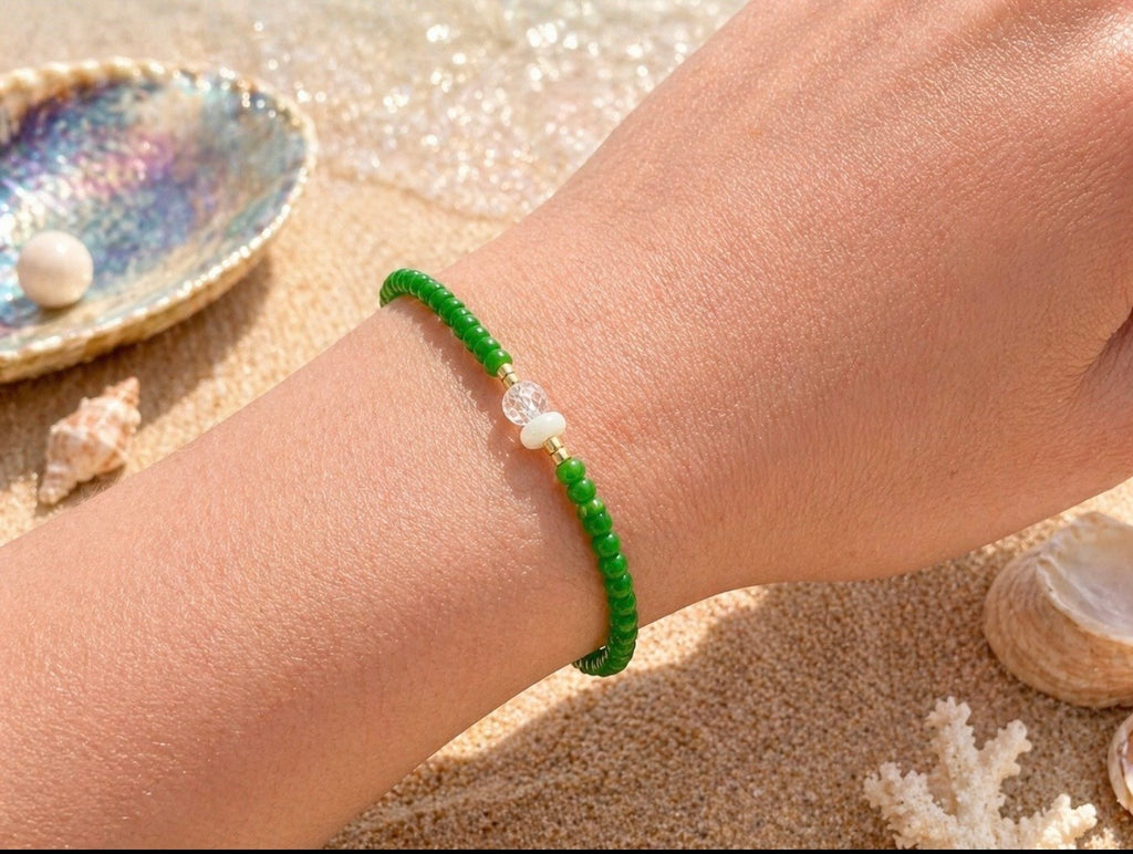Græsgrøn armbånd