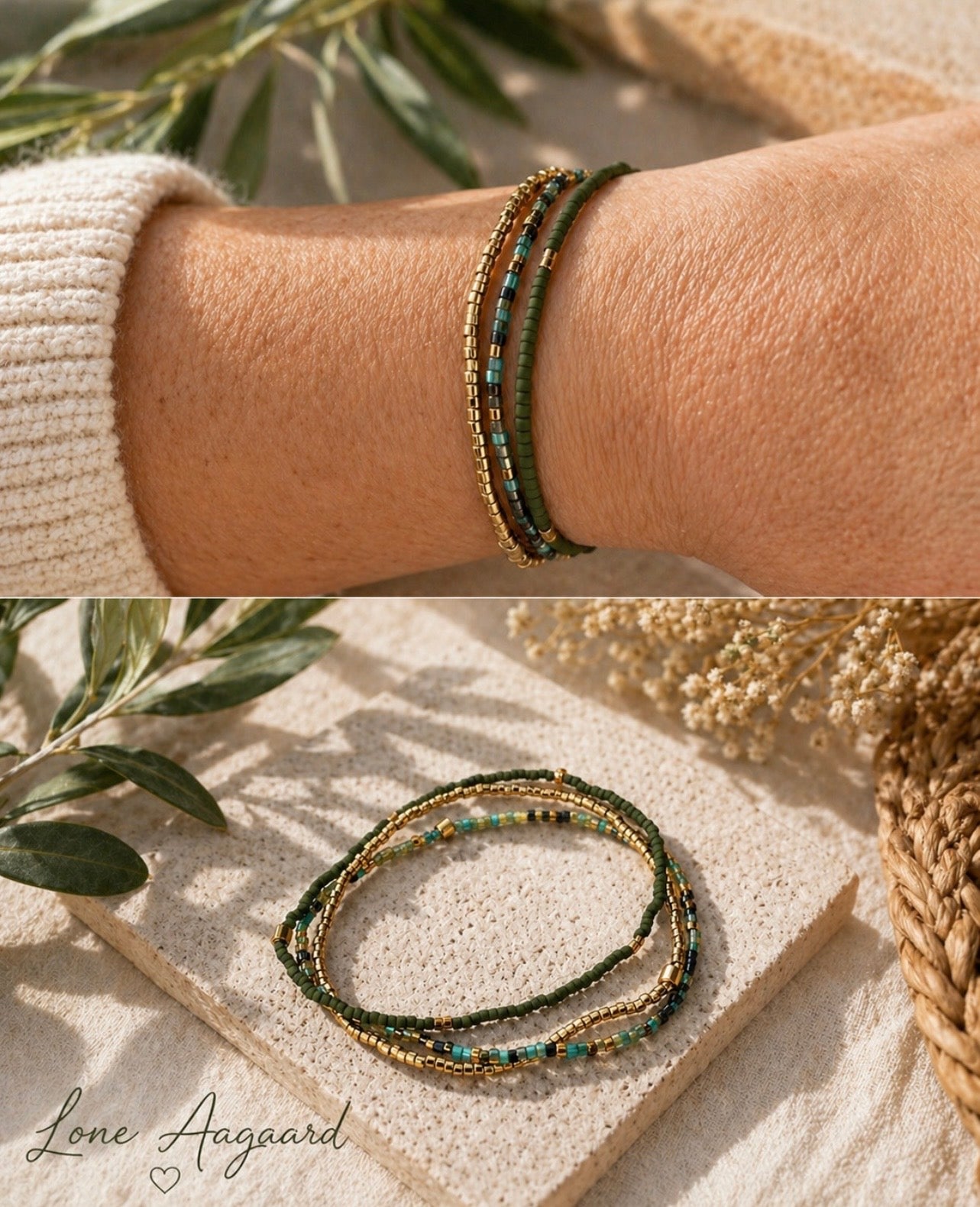 Sæt m/3 tynde armbånd