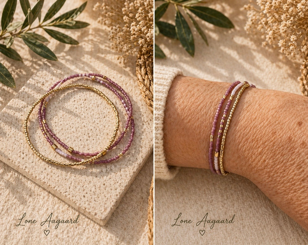 Sæt m/3 tynde armbånd