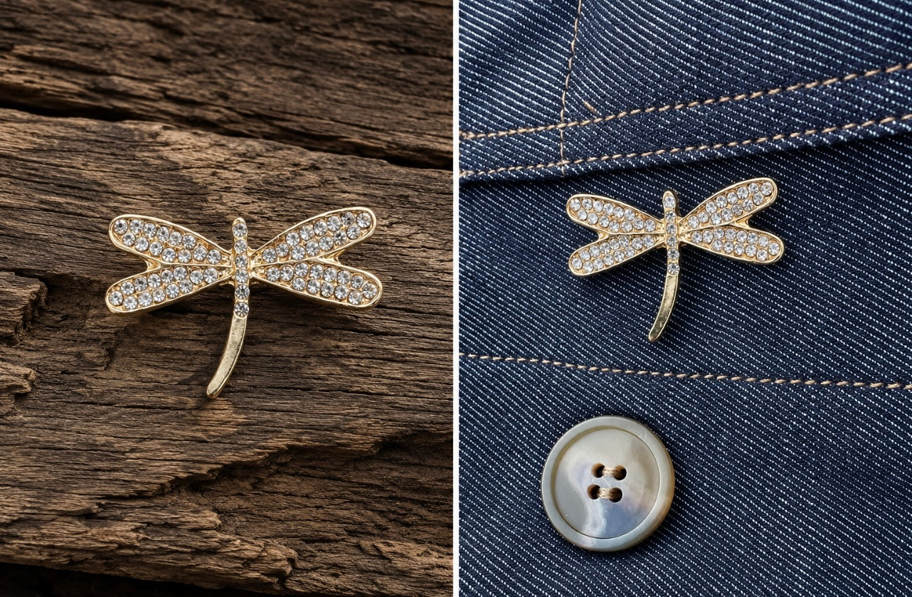 Guldsmed broche